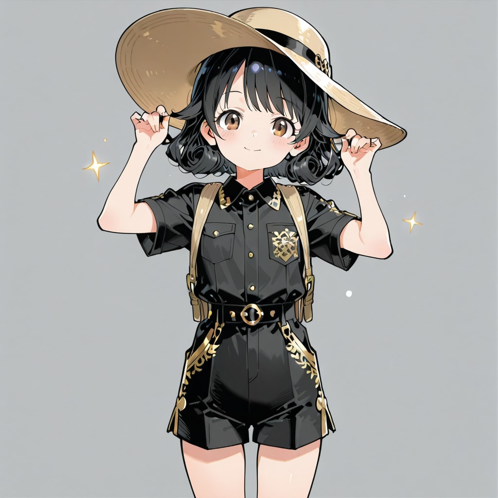 黒髪探検家さん