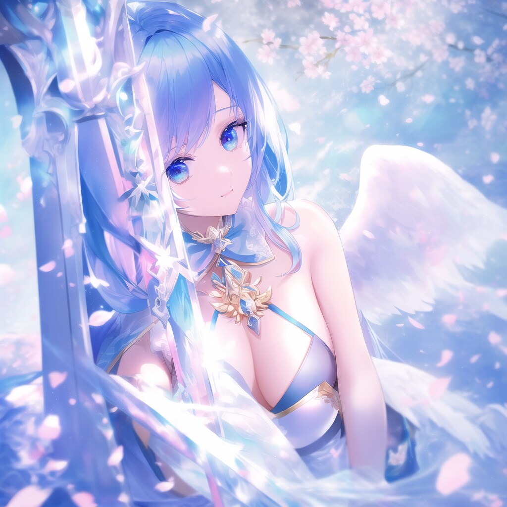 ◥天使の旅◤|私のこと…見つけたのは聖剣に寄りかかる美少女。Σ＞―(灬⁺д⁺灬)💕―――＞