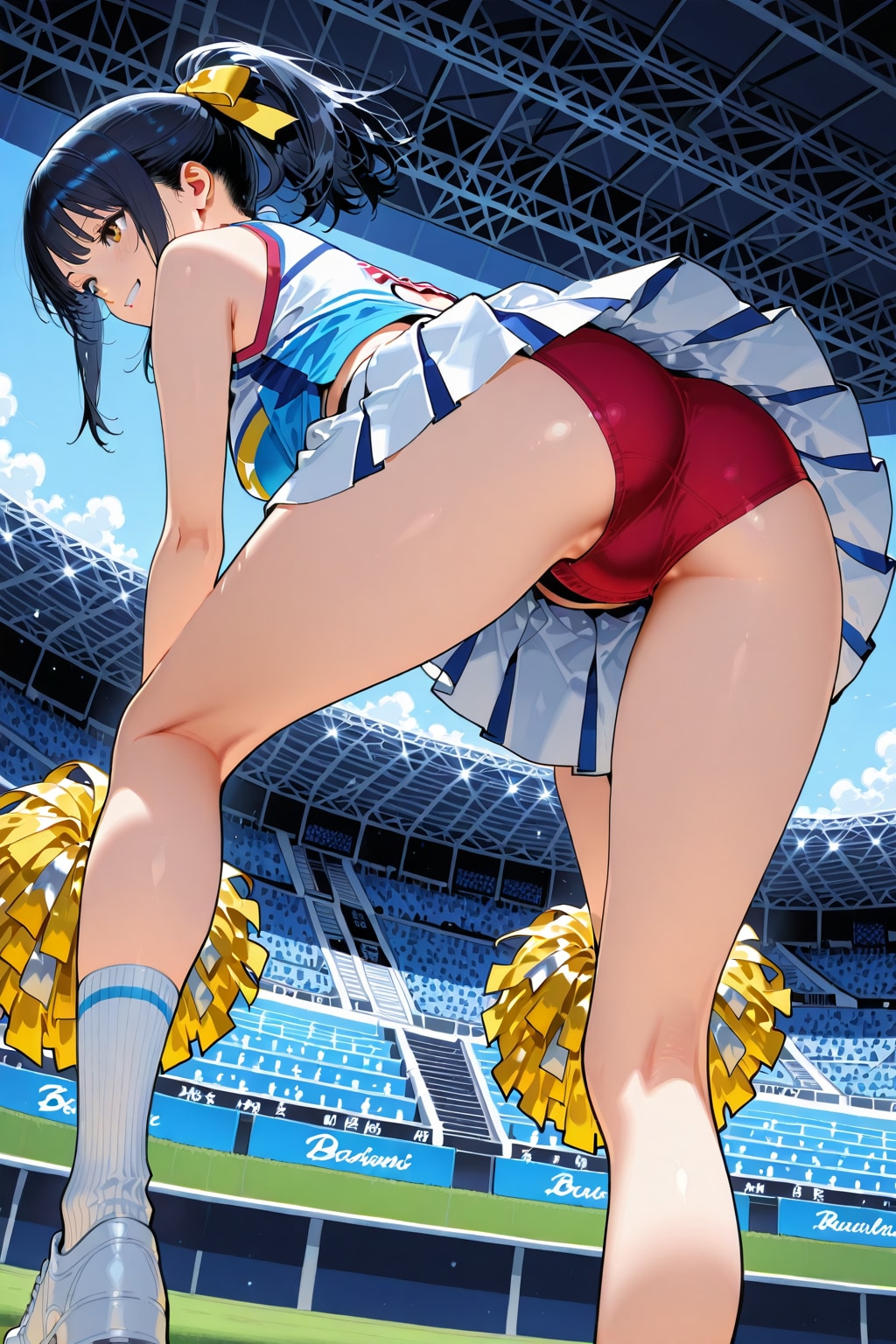 チアリーダーの尻1