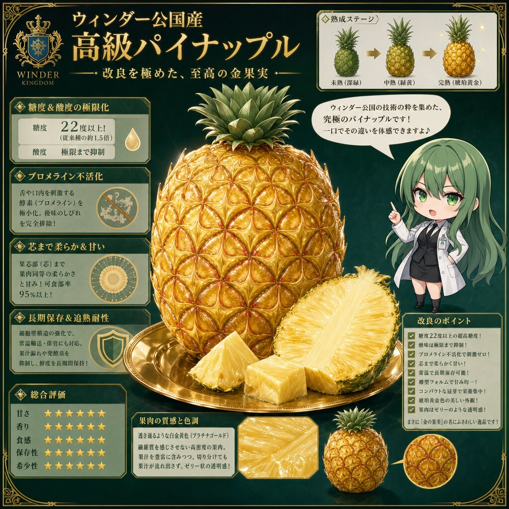 ウィンダー公国産のパイナップル | の人気AIイラスト・グラビア
