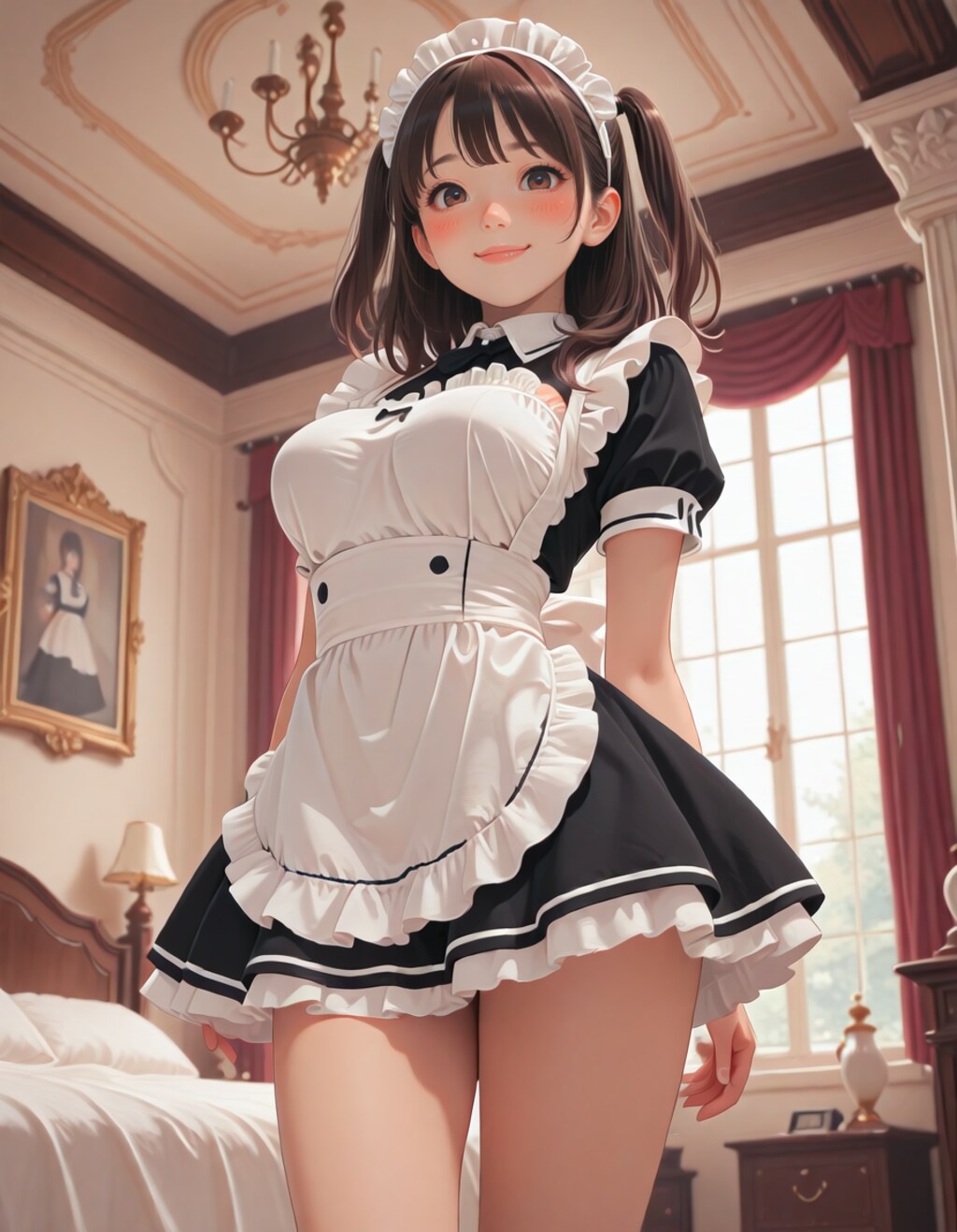 ミニスカメイド