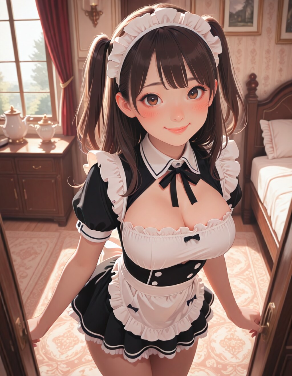ミニスカメイド