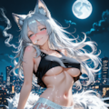 屋上の夜風に吹かれヤニケモナー 3枚目
