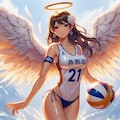 ビーチバレー女子×天使 1 6枚目