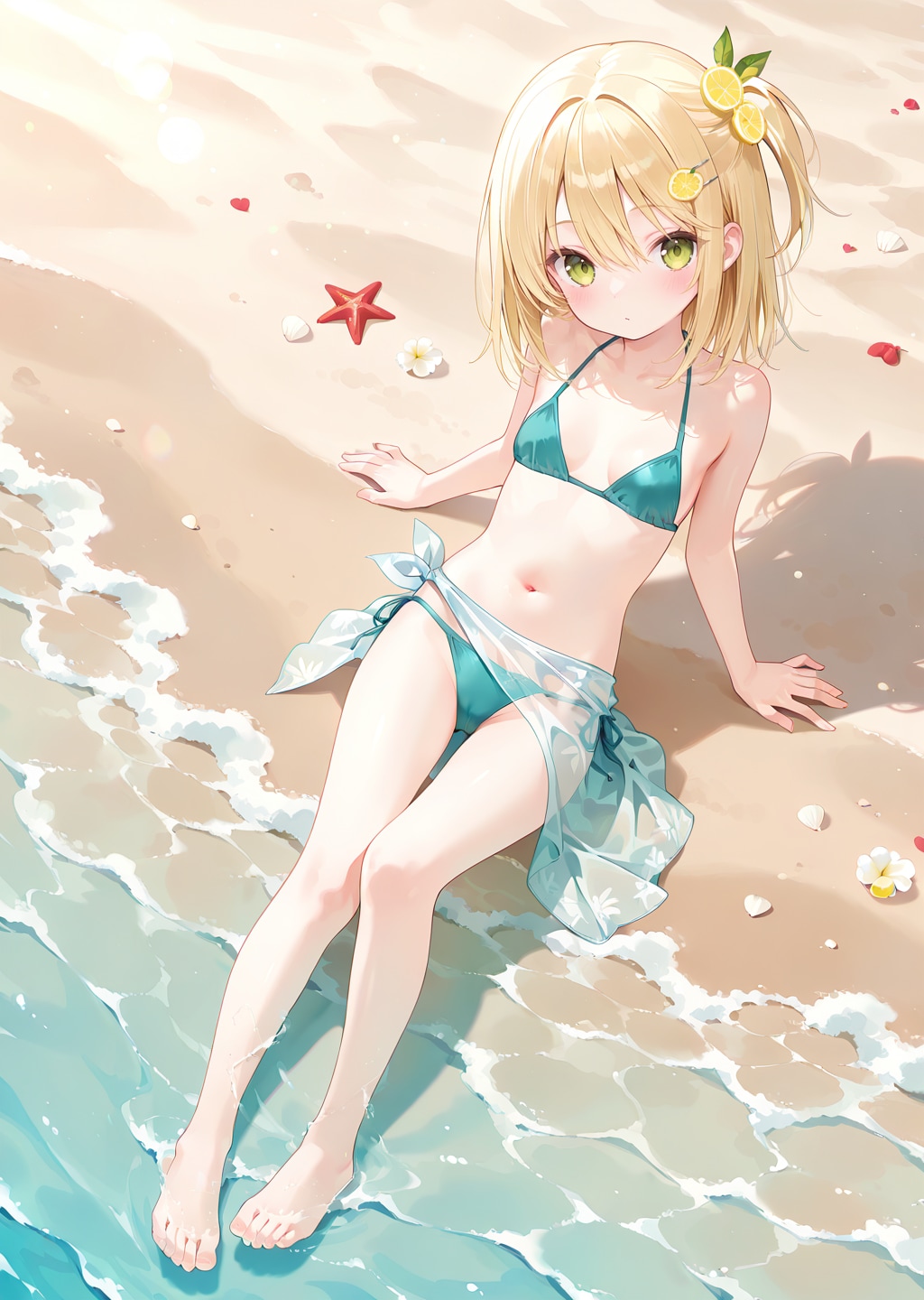 🍋ちゃんのパレオ水着