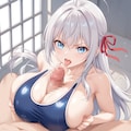 スクール水着‐巨乳パイズリ 11枚目