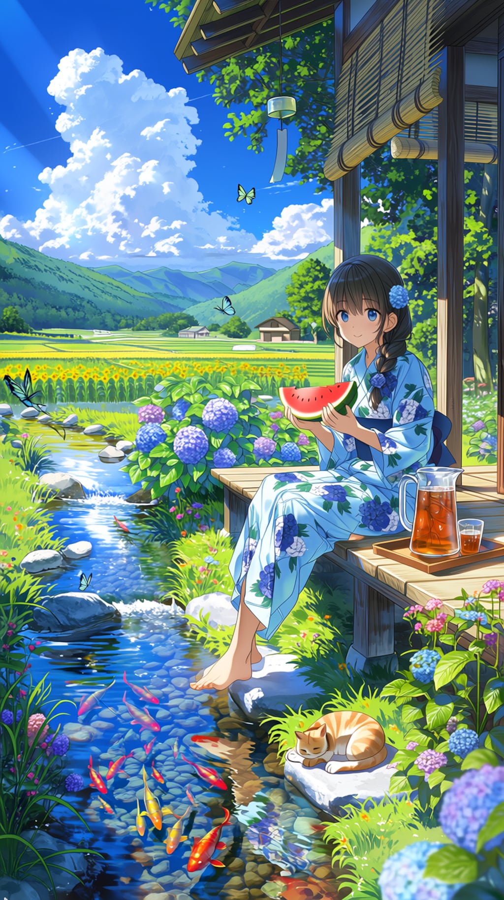 夏の1日☀️