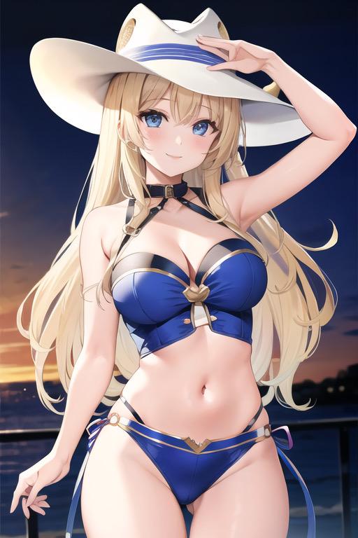 スタイリッシュ金髪美女