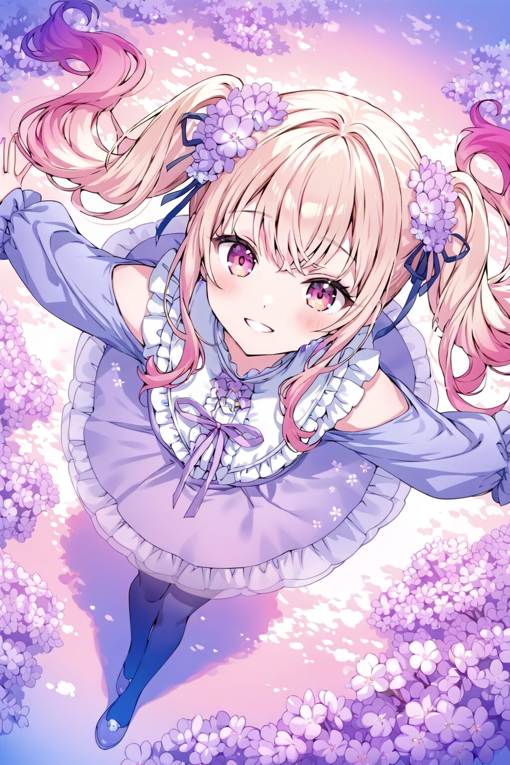 今日もライラックの花は綺麗です