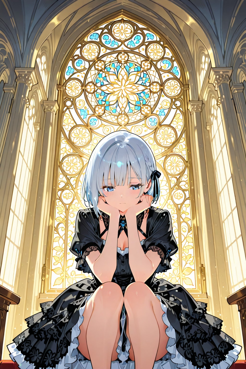 祈りの光の中で