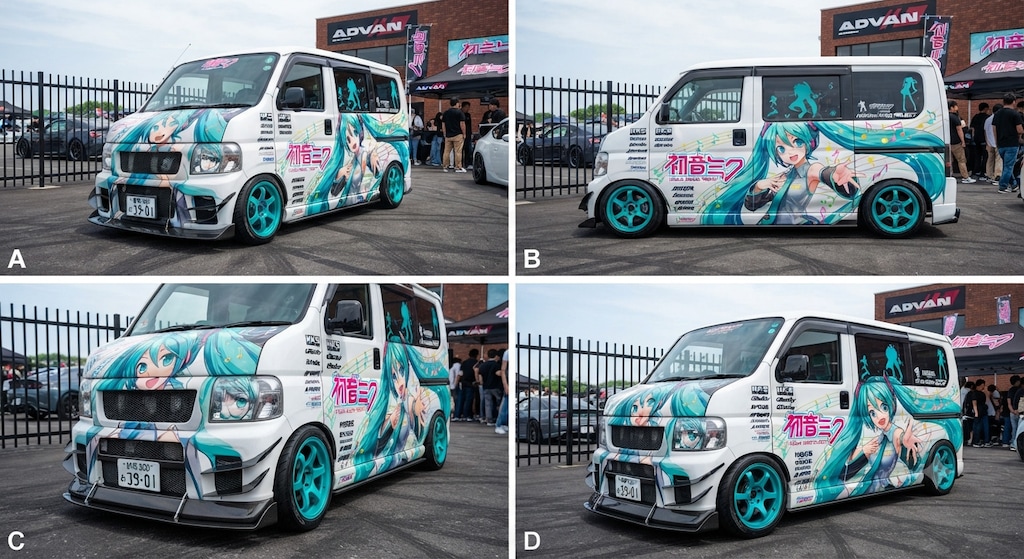 初音ミク痛車バモス