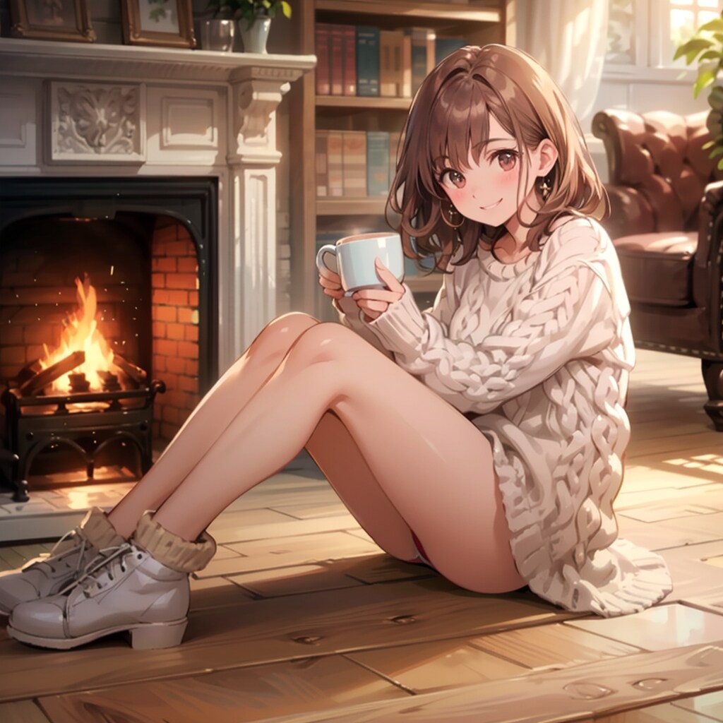 おうちではラフな格好します～～