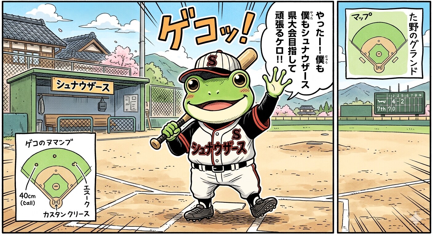 カエル🐸のケロくんの日常