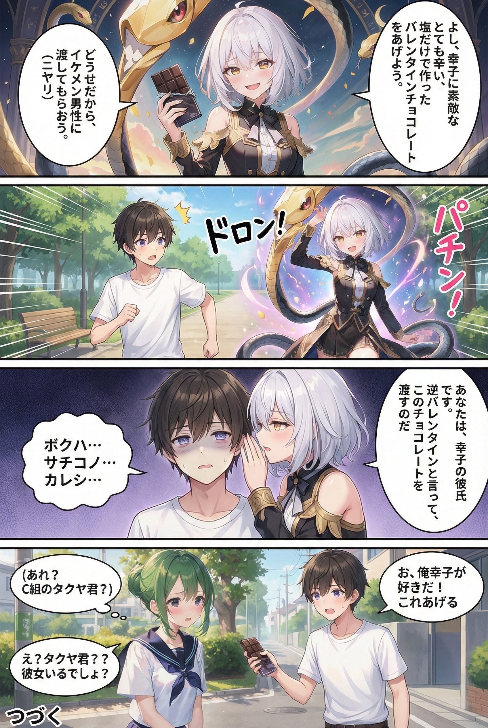 不幸の幸子ちゃん〜塩のバレンタイン編 | の人気AIイラスト・グラビア