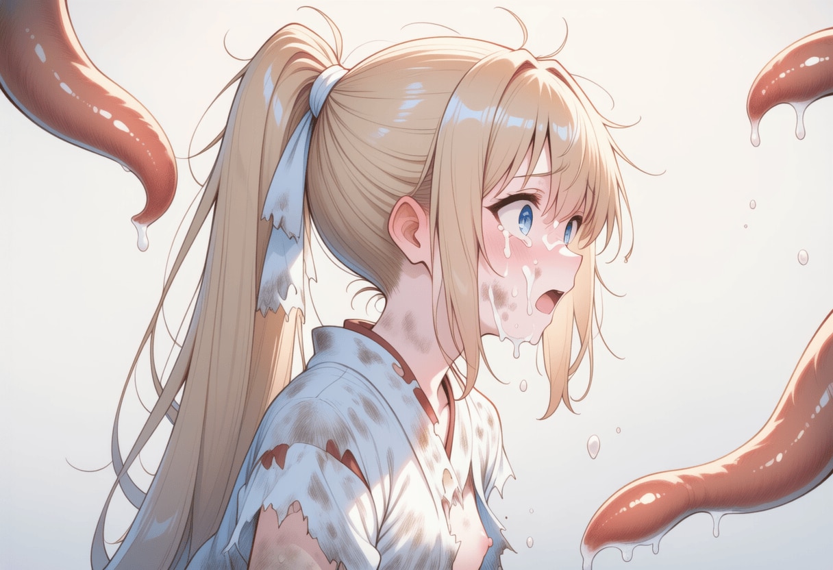 退魔巫女は敗北しました2【触手シーン】