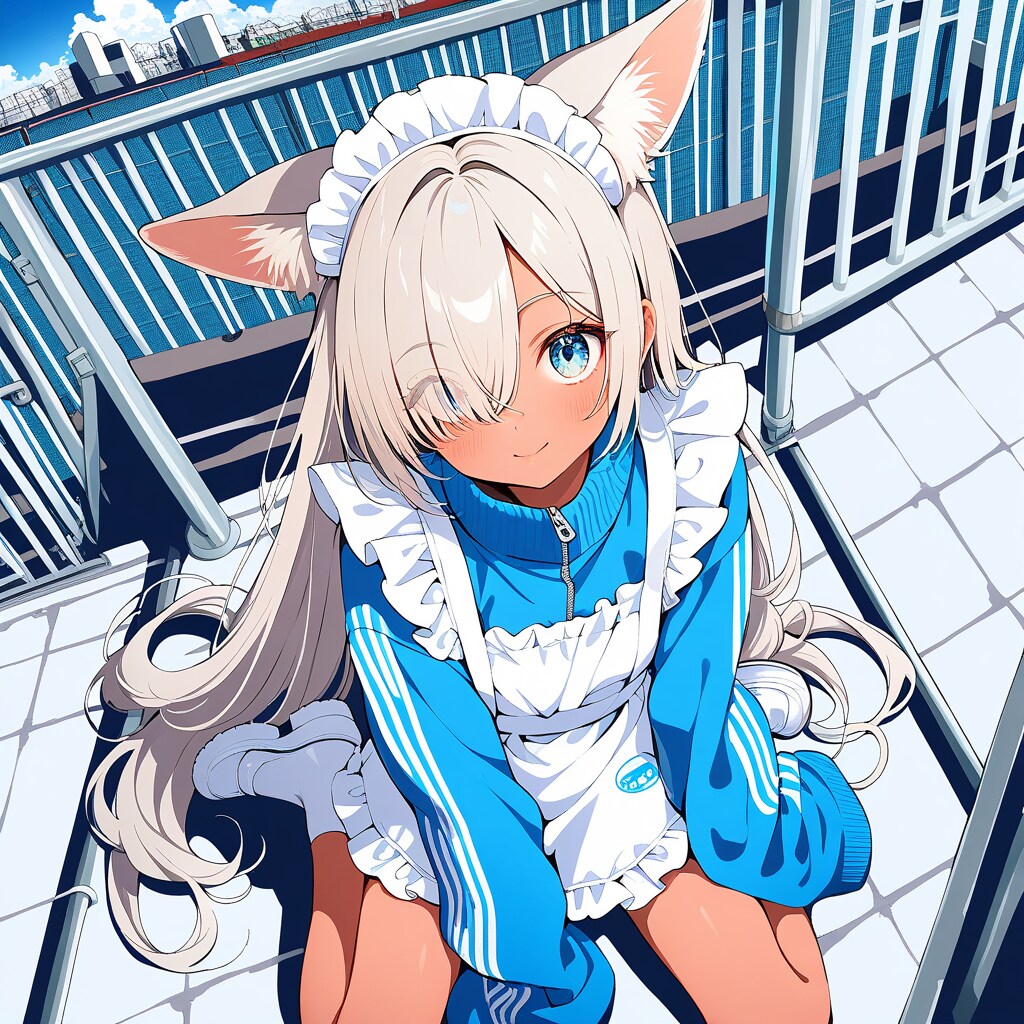 ジャージメイド狐娘・次女 | の人気AIイラスト・グラビア