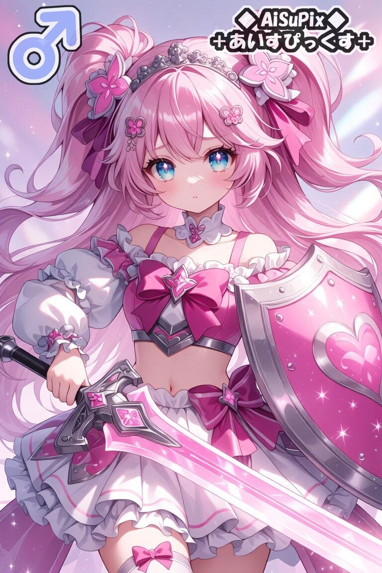 💙AiSuPix／どこかのピンク勇者ちゃん💙