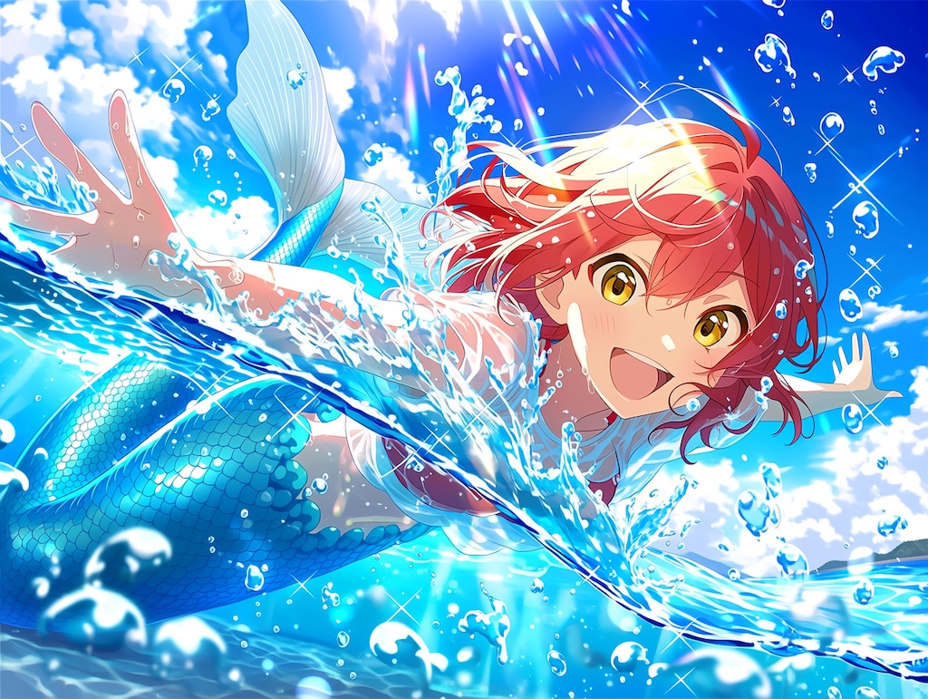 青の人魚（１）秋津七海　niji7