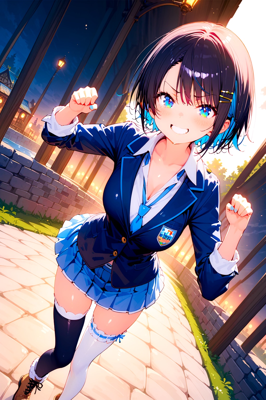 ガードの甘いギャルヒロインちゃん（制服）