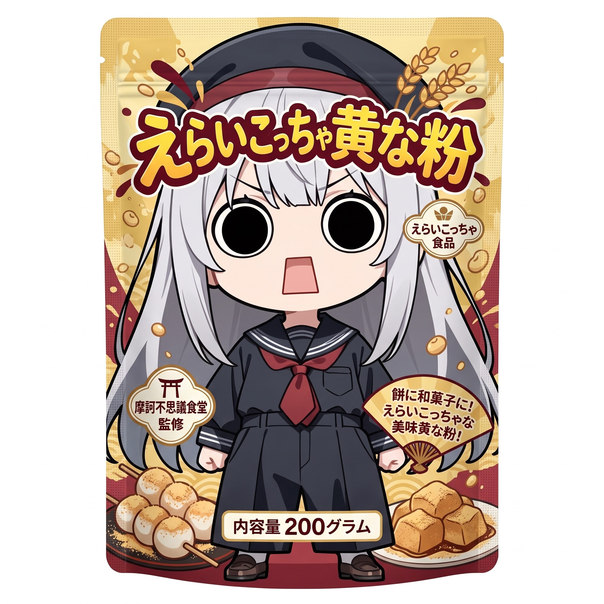 えらいこっちゃ黄な粉 | の人気AIイラスト・グラビア