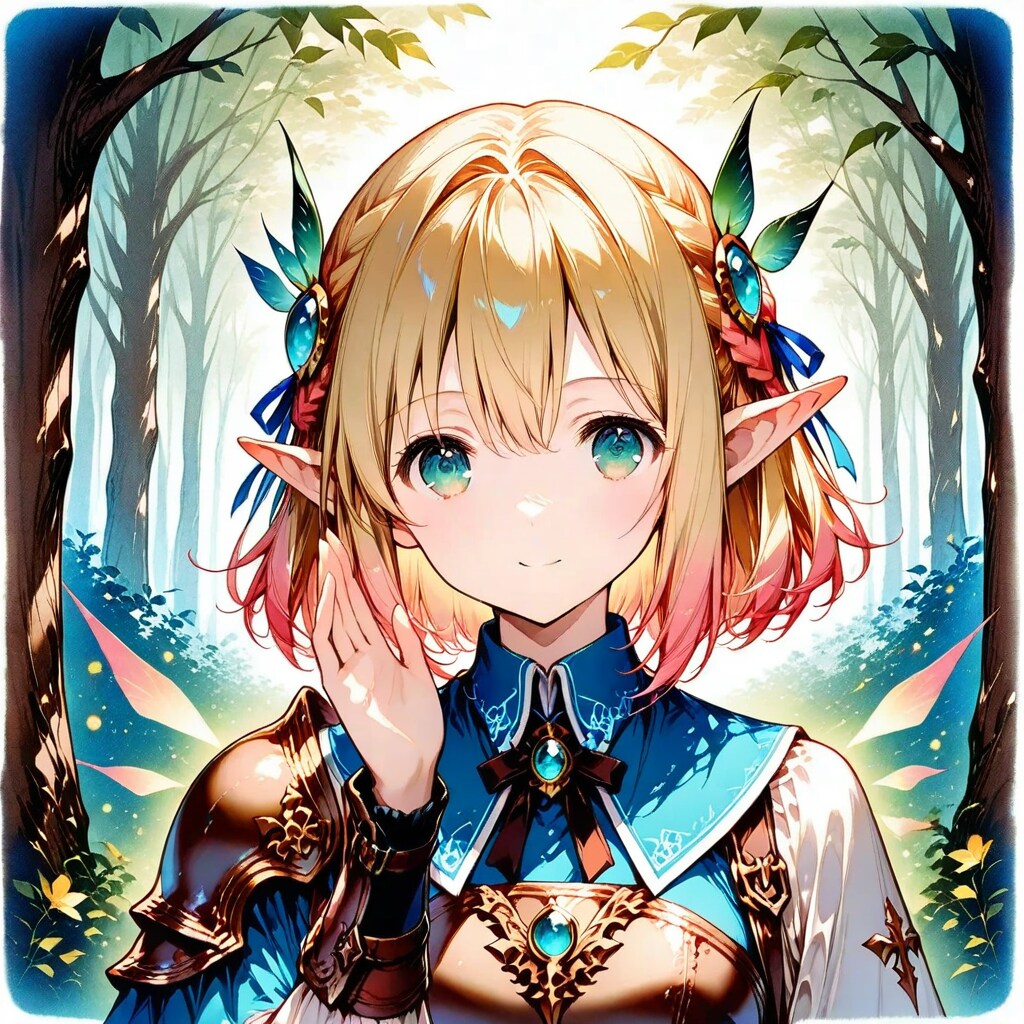 エルフの女の子