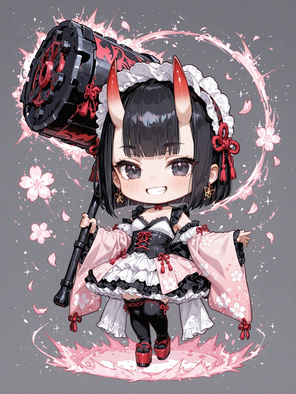 デフォルメ・八重桜