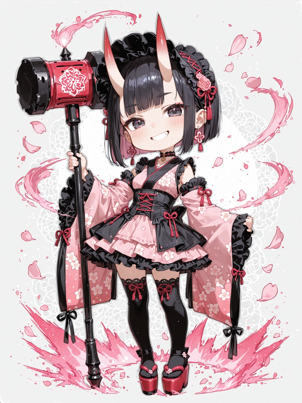 デフォルメ・八重桜
