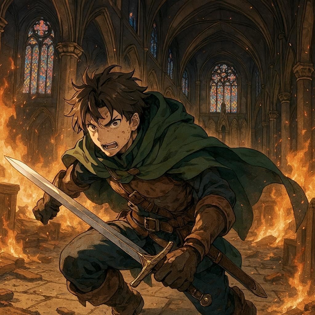 燃える教会の戦い