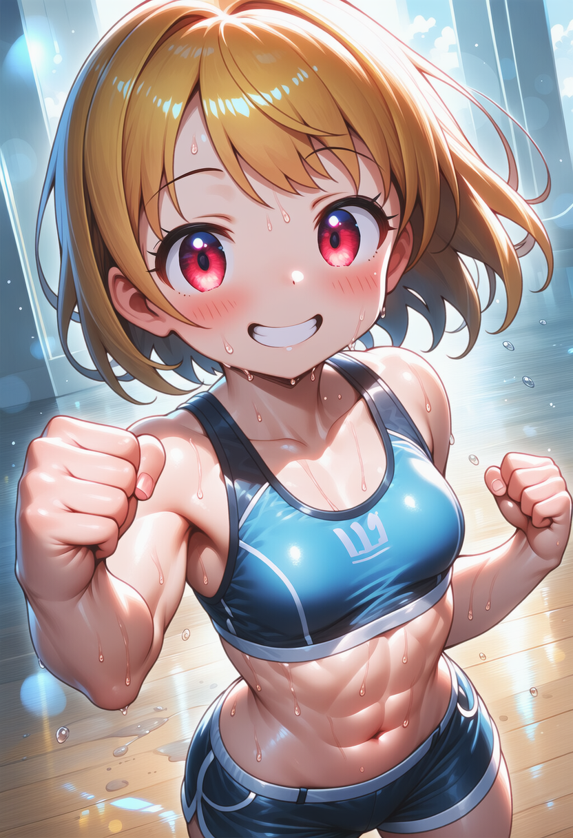 筋肉娘愛莉ちゃん