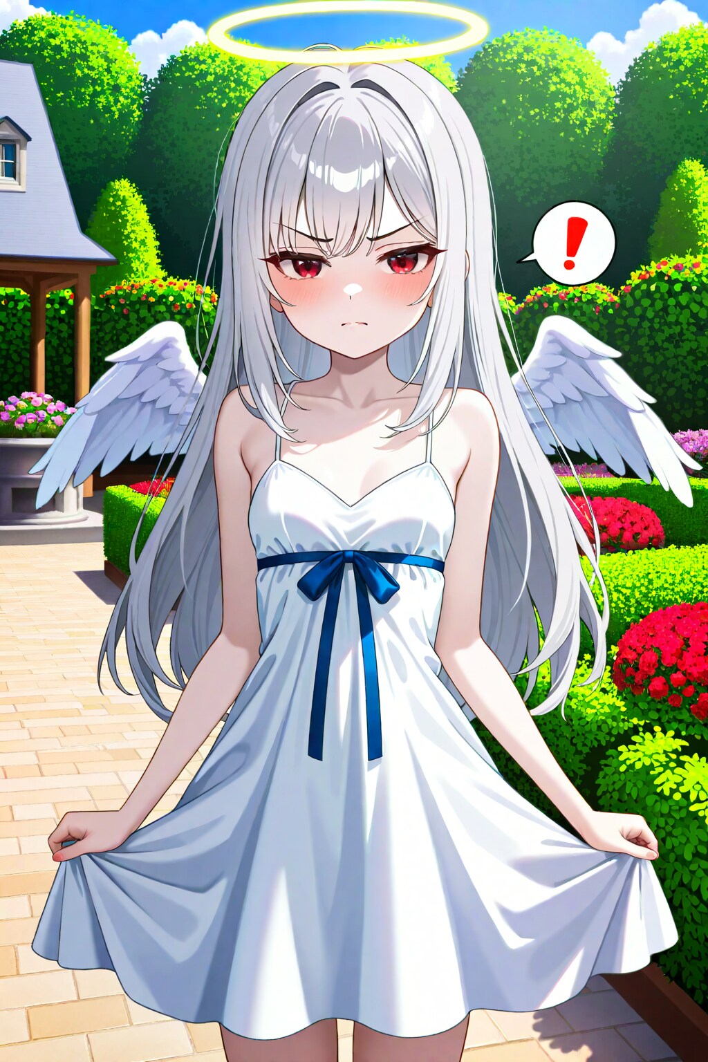 天使と合体したアイちゃん