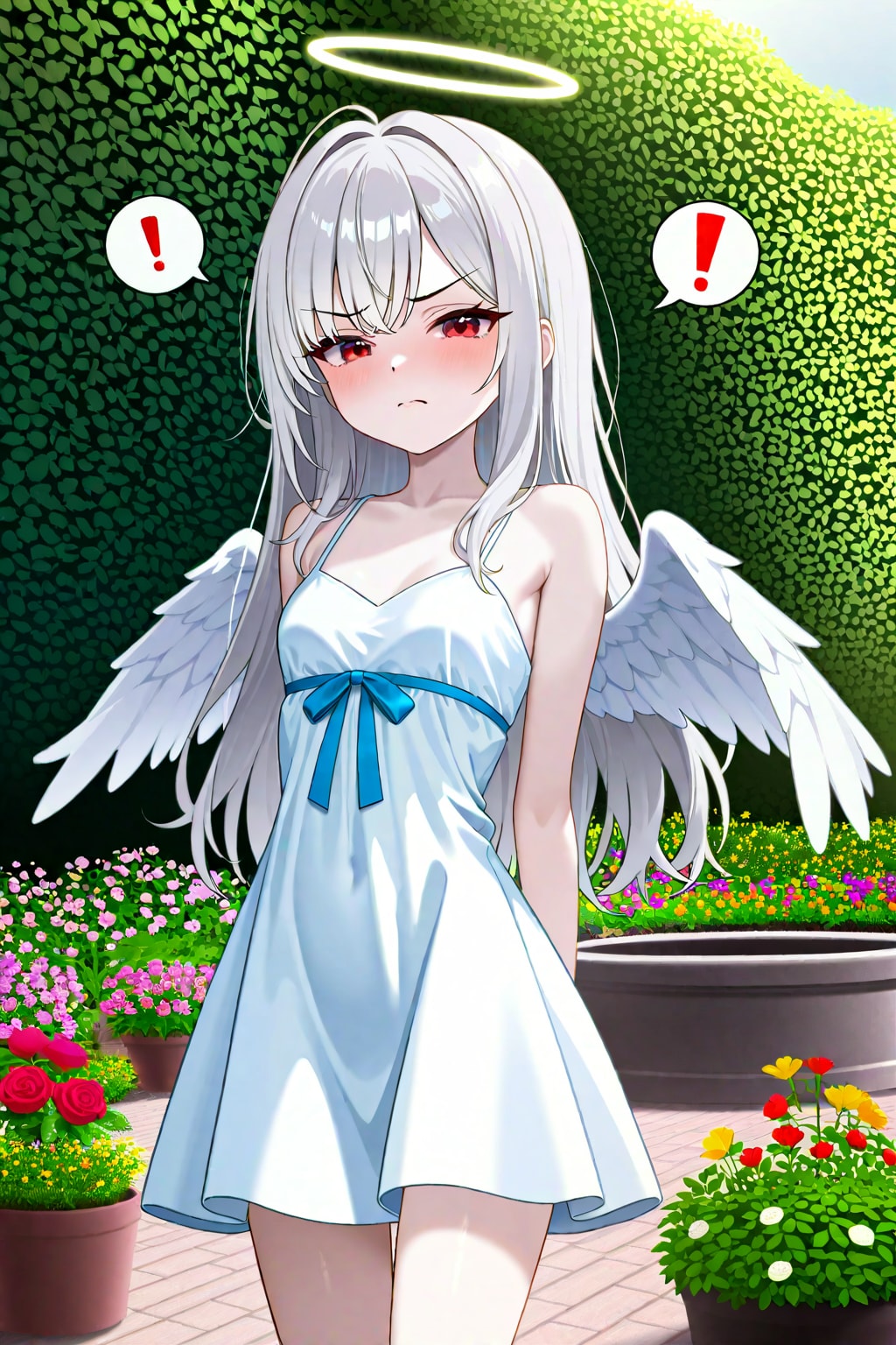 天使と合体したアイちゃん