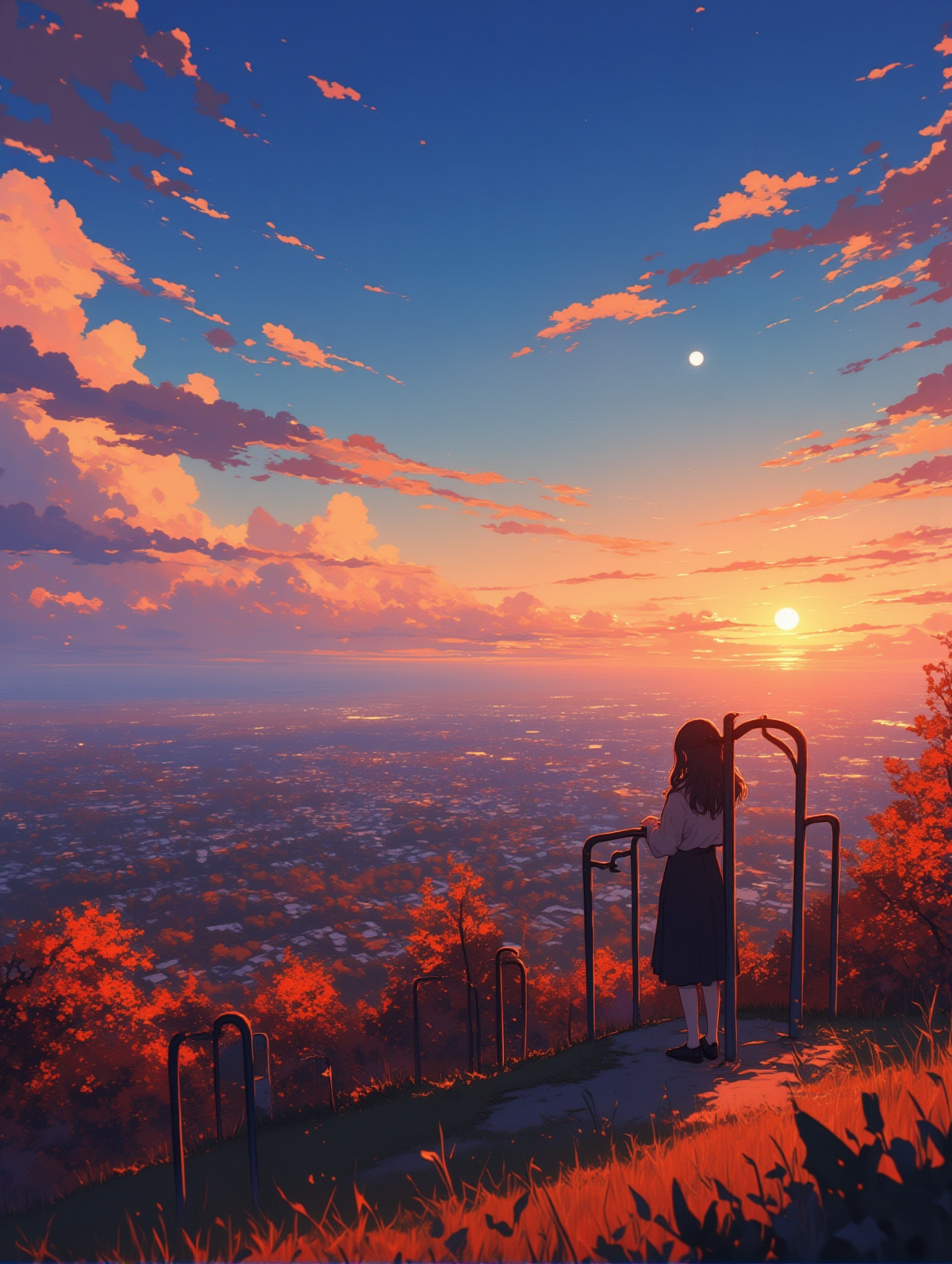 秋の夕日_6 | の人気AIイラスト・グラビア