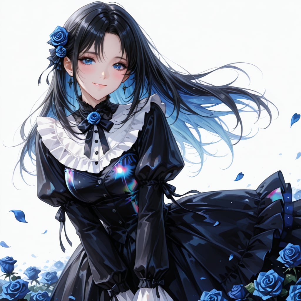 青薔薇 | の人気AIイラスト・グラビア