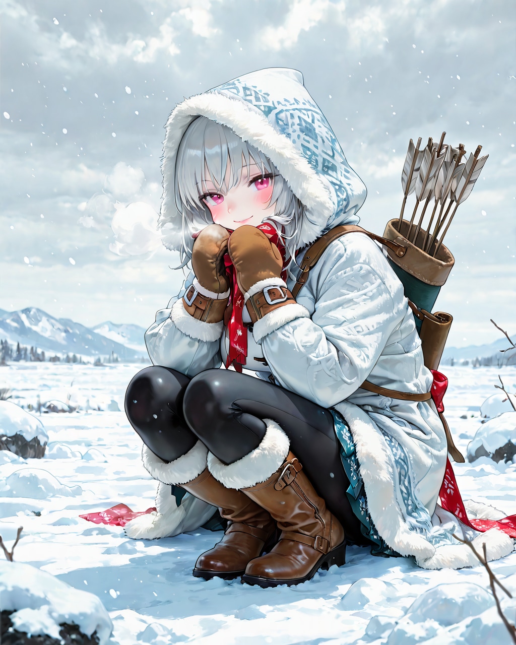 イヌイット✖️和弓（おはよう#199） | の人気AIイラスト・グラビア