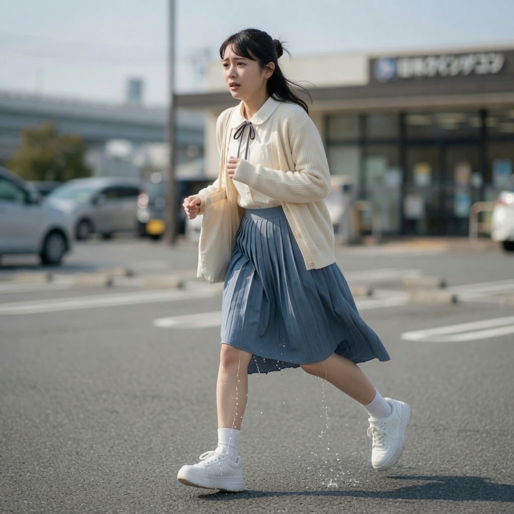間に合わなかった女子