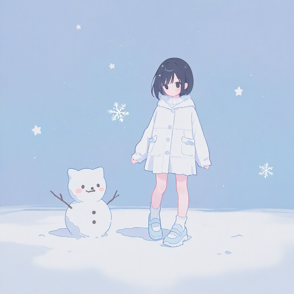 雪だるまと私