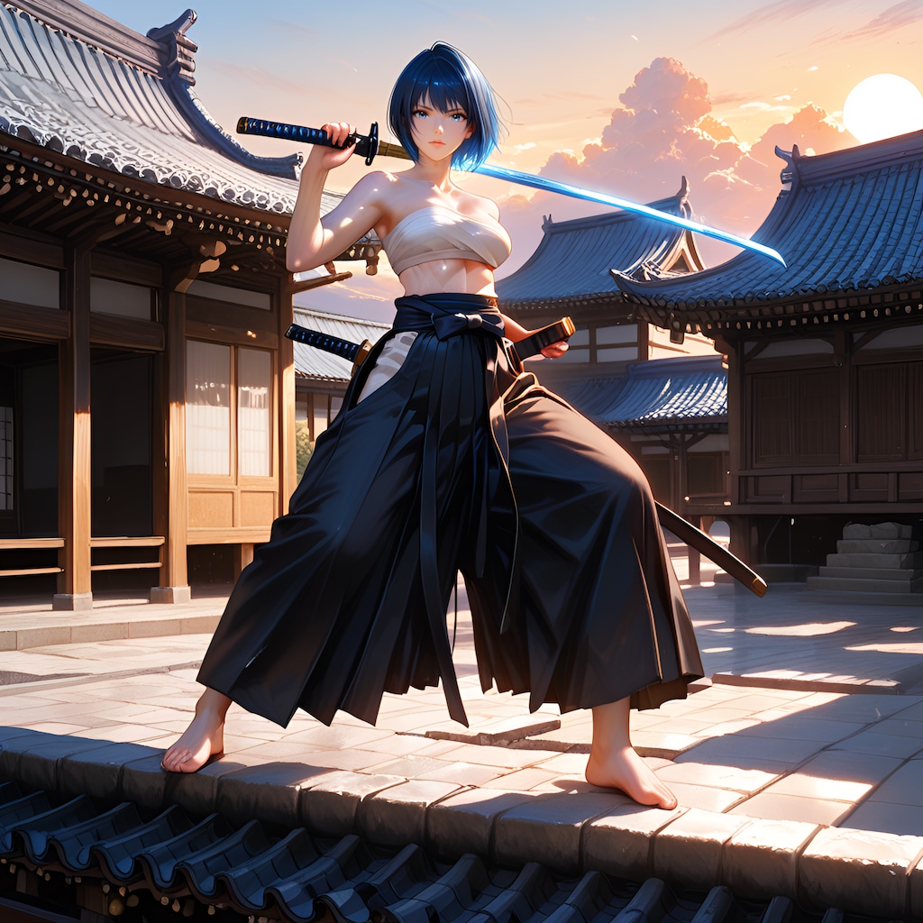 蒼井海（AoiUmi）女剣士