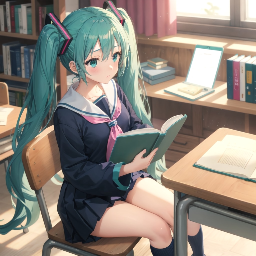 セーラー服ミクさん | の人気AIイラスト・グラビア