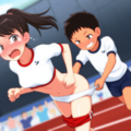 陸上女子が脱がされ危機一髪 10枚目