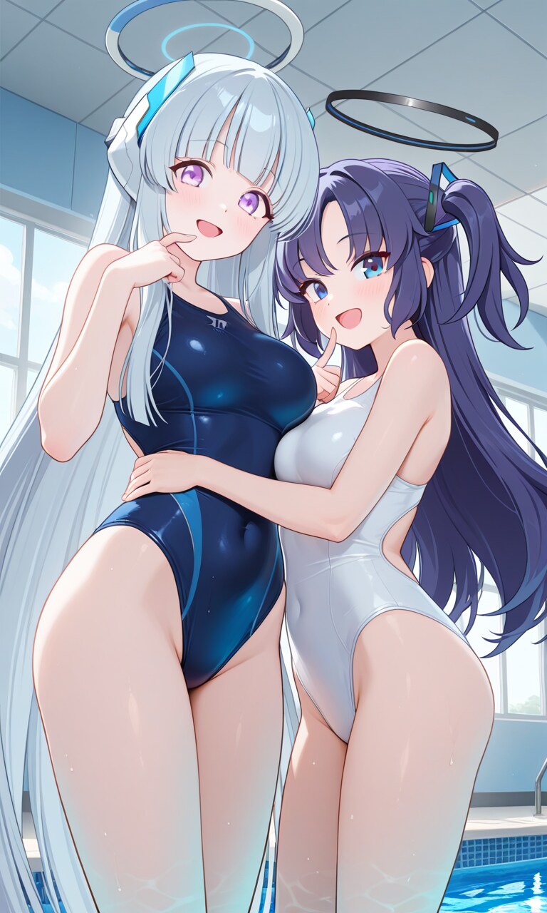 ユウカとノア　競泳水着　画集没4