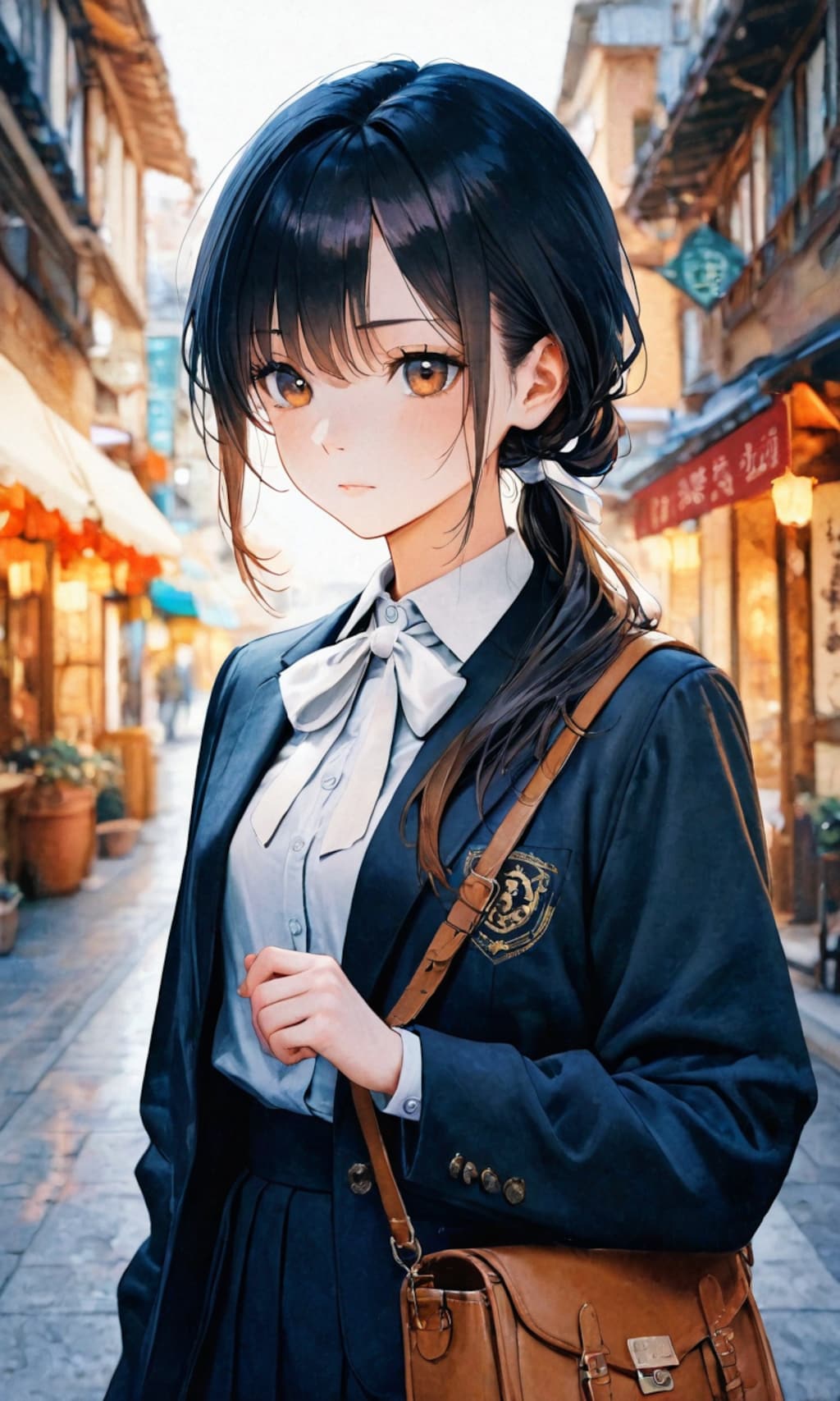 出勤するOLさん