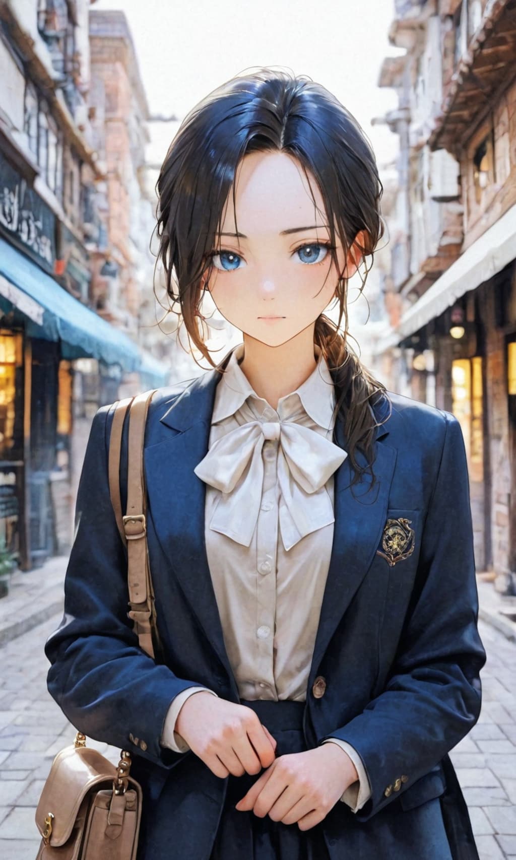 出勤するOLさん