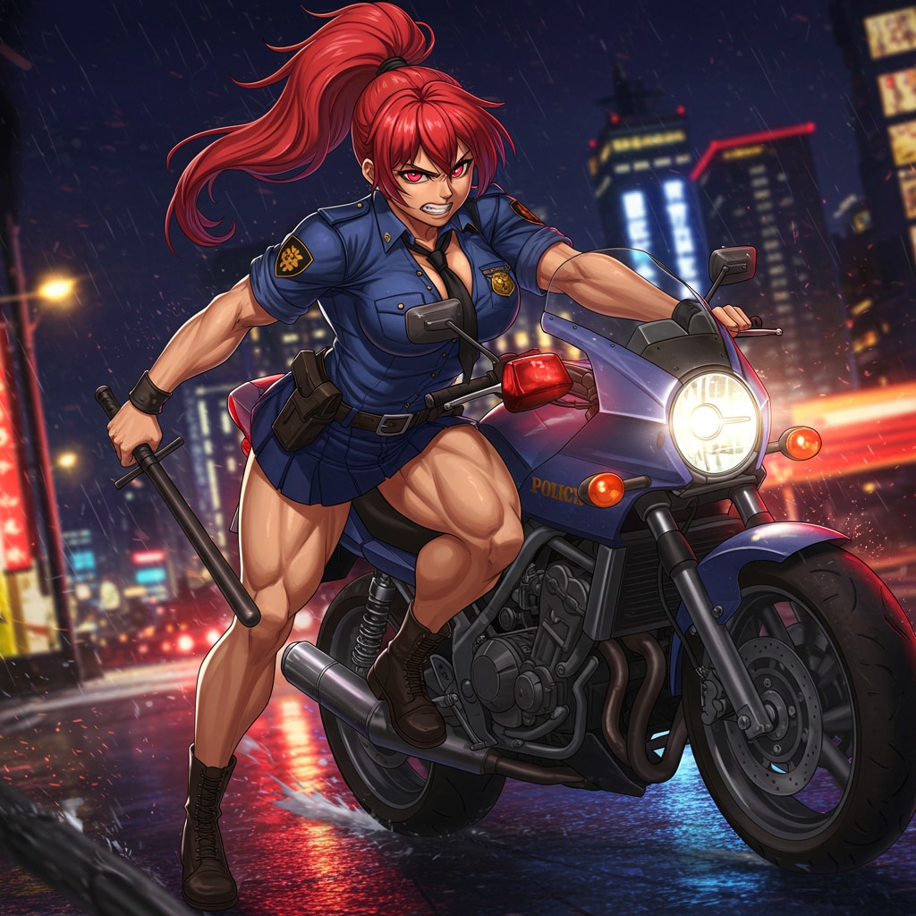 赤ぽに婦警さん