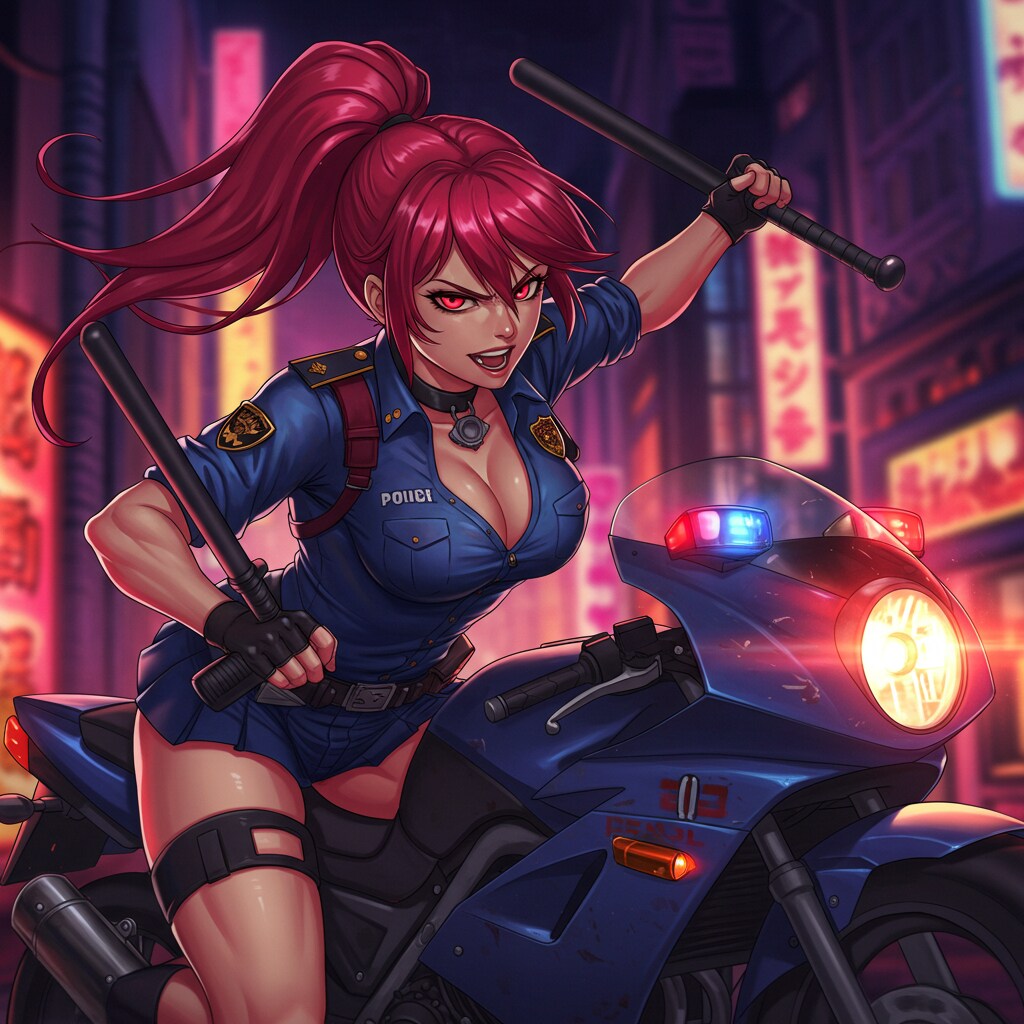 赤ぽに婦警さん