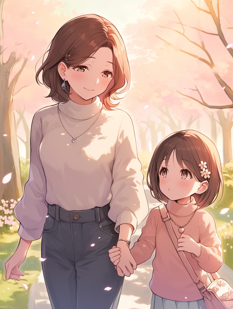 母と娘257 | の人気AIイラスト・グラビア