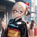 ツヤテカ着物🌟＋👘＝🎇 4枚目