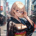 ツヤテカ着物🌟＋👘＝🎇 3枚目