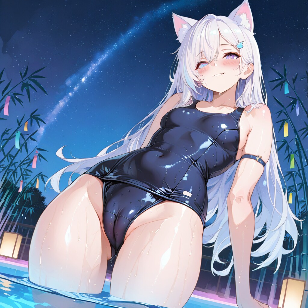 スク水七夕！