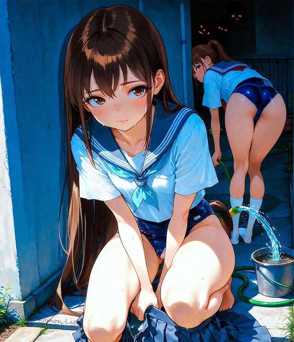 プール掃除？２