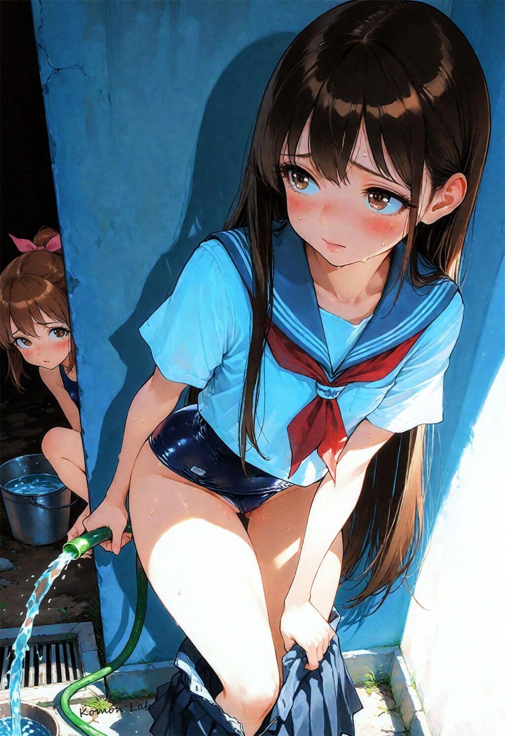 プール掃除？２